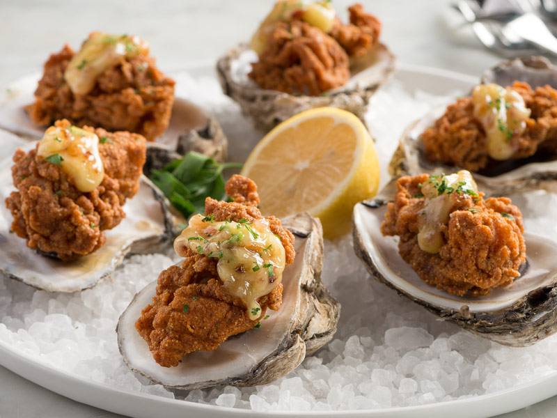 Oysters on Half Shell